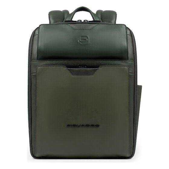 Piquadro Ael Daypack Leather 37 cm Laptop compartment