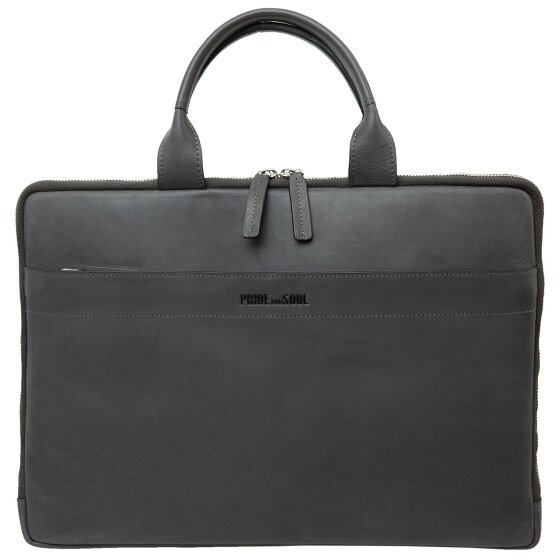 Pride and Soul Rate briefcase leather 39 cm laptop compartment