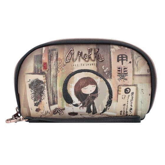 Anekke Shoen Black Wallet RFID protection 22 cm