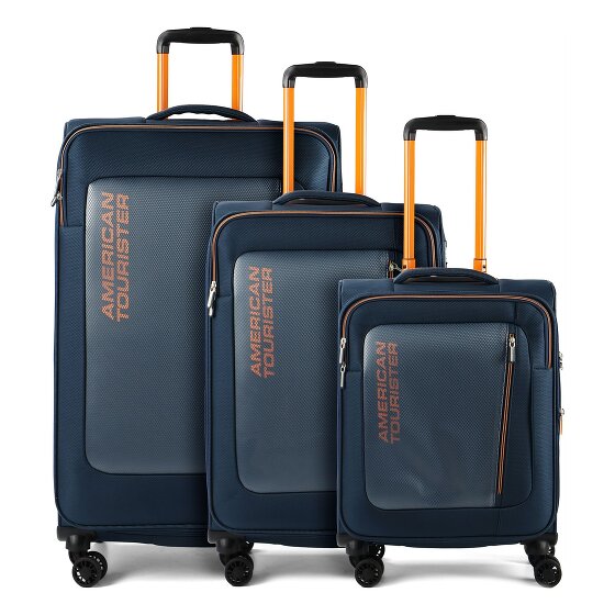 American Tourister Aktivus 4 wheels Suitcase set 3-piece with expansion pleat