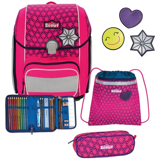 Scout Genius Neon Safety DIN School bag set 4-piece
