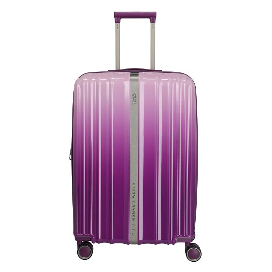 Travelite Lascana 4 wheels Trolley M 65 cm with expansion pleat