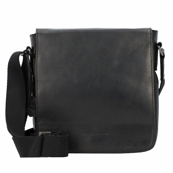 Greenburry Pure Black Shoulder bag Leather 22 cm