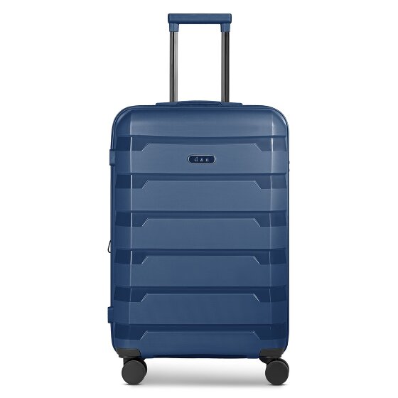 d&n South Dakota 4 wheels Trolley M 66 cm with expansion pleat