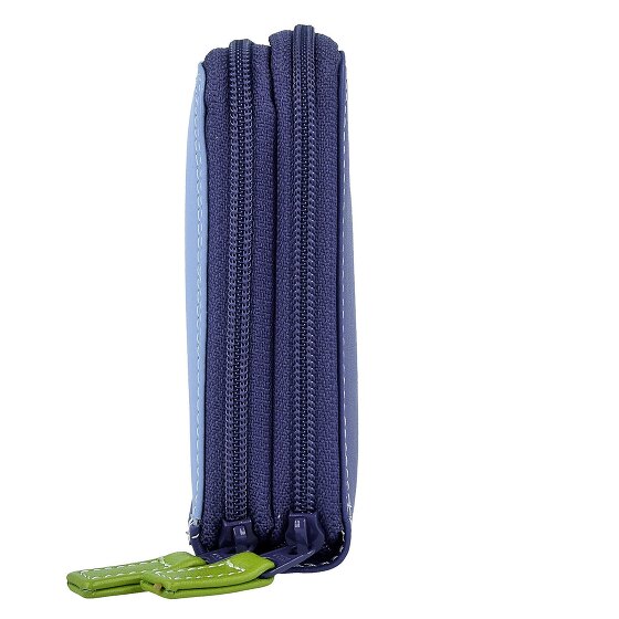 Mywalit Large Double Zip Around Purse wallet leather 18 cm