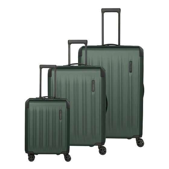 Travelite Dynamiic 4 wheels Suitcase set 3-piece with expansion pleat