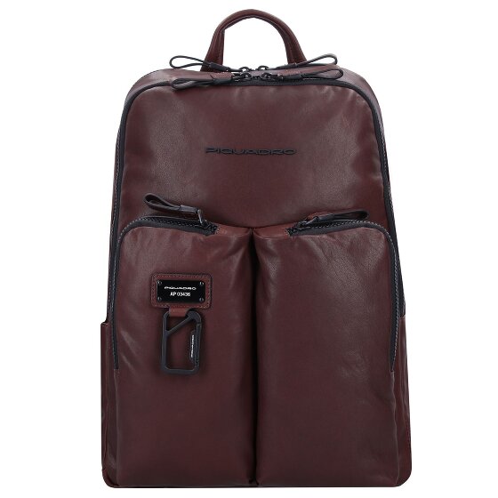Piquadro Harper backpack RFID leather 40 cm laptop compartment