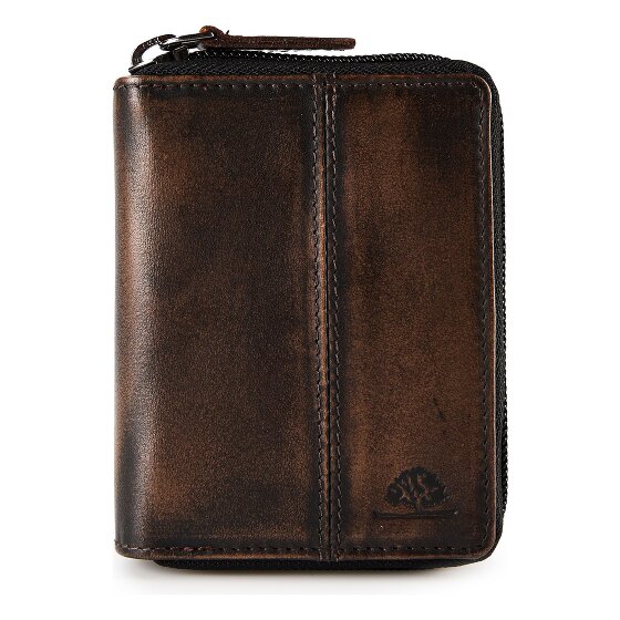 Greenburry Destressed Wallet RFID protection Leather 10.5 cm