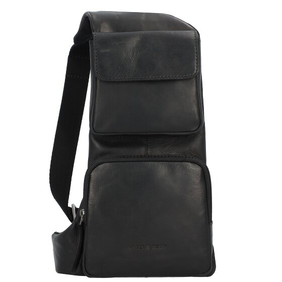 Greenburry Pure Black Genuine Leather 30 cm
