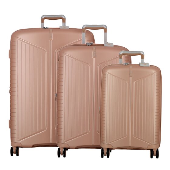 Jump Evae 4 wheels Suitcase set 3-piece with expansion pleat