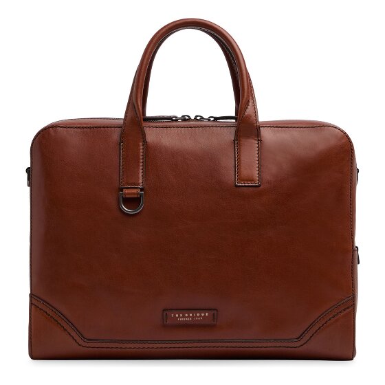 The Bridge Matteo Briefcase Genuine Leather 38 cm Laptop compartment