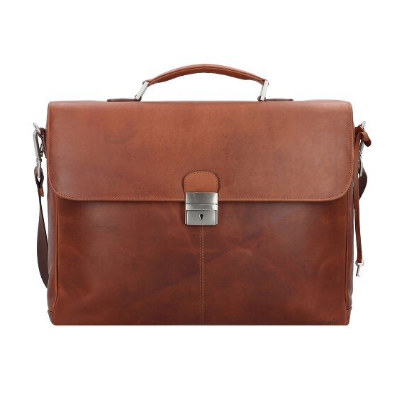 Esquire Dallas Briefcase Leather 40 cm Laptop compartment