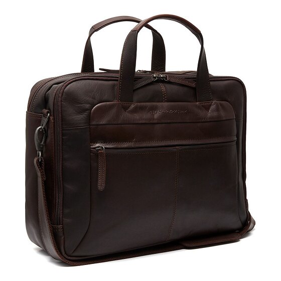 The Chesterfield Brand Wax Pull Up Briefcase Leather 44 cm Laptop compartment