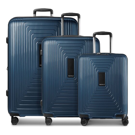 Redolz Essentials 14 4 wheels Suitcase set 3-piece Expandable