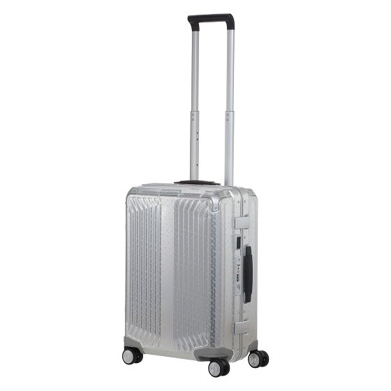 Samsonite Lite-Box Alu Boss Edition 4-wheel Cabin suitcase, Aluminum, 55 cm
