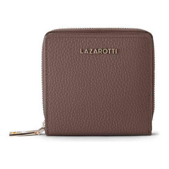 Lazarotti Bologna Leather Medium Zip-Around Wallet, Leather, 10 cm