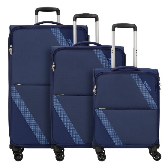 American Tourister Star Max 4 wheels Suitcase set 3-piece with expansion pleat
