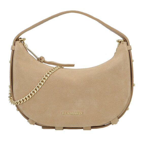 Hey Marly Lifetime Sister Suede Shoulder Bag Leather 25 cm