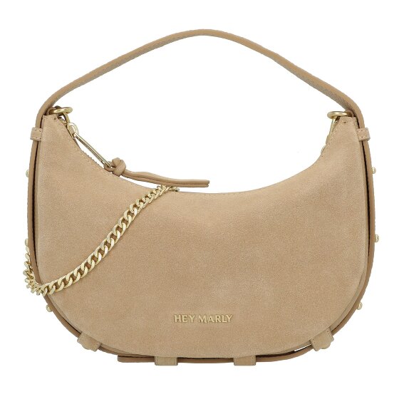 Hey Marly Lifetime Sister Suede Shoulder Bag S Leather 24 cm