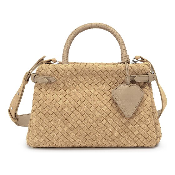 LES VISIONNAIRES Issac Weave Handbag Leather 31 cm