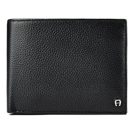 Aigner Mica Wallet RFID protection Genuine Leather 12 cm