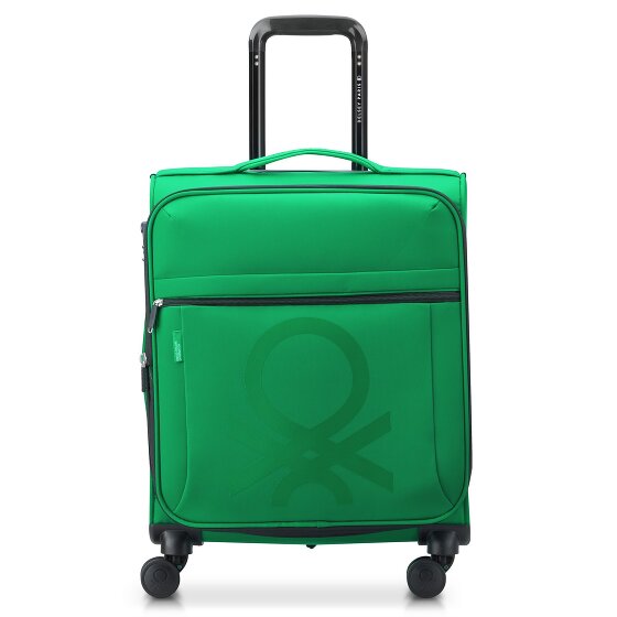 Delsey Paris x Colors Benetton Color Block 4-wheeled cabin trolley 55 cm with expansion fold
