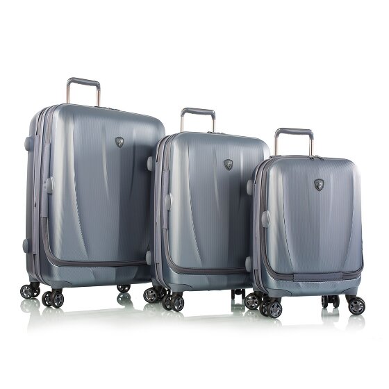 Heys Vantage 4 wheels Suitcase set 3-piece with expansion pleat