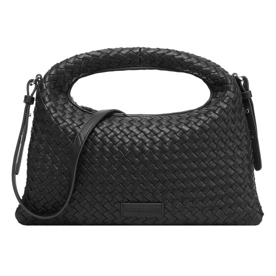 LES VISIONNAIRES Sadie Weave Shoulder Bag Leather 37 cm