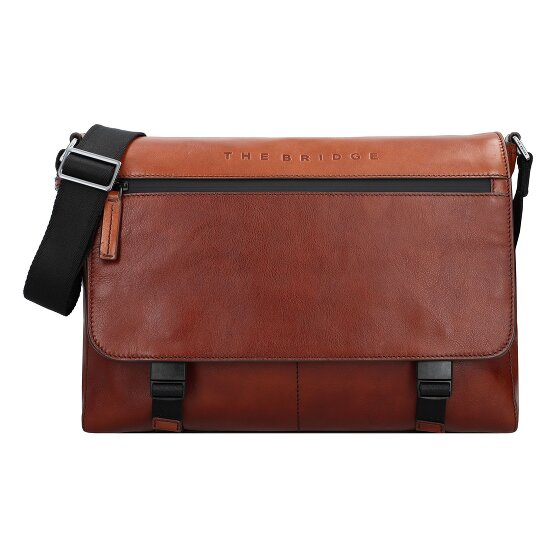 The Bridge Damiano Briefcases Messenger Leather 37 cm Laptop compartment