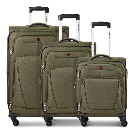 Wenger Beaumont 4 wheels Suitcase set 3-piece with expansion pleat