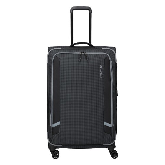 Travelite Corsiica 4 wheels Trolley L 77 cm with expansion pleat