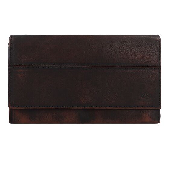 Greenburry Destressed Wallet RFID protection Leather 18.5 cm