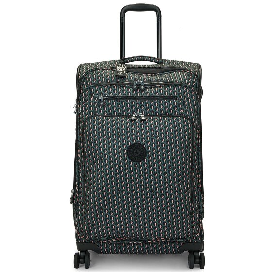 Kipling Basic Prt New Youri Spin 4 wheels Trolley M 68 cm with expansion pleat