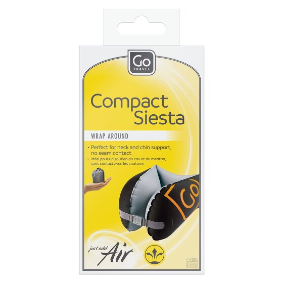 Go Travel Compact Siesta inflatable neck cushion 25 cm