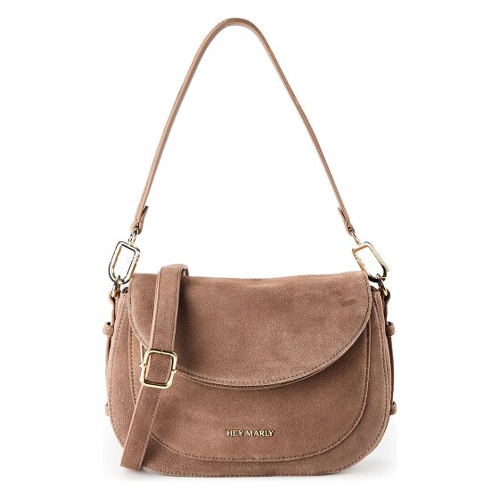 Hey Marly Big Sister Suede Shoulder Bag S Leather 25 cm