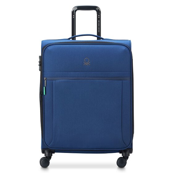 Delsey Paris x United Colors of Benetton BE 4-wheeled trolley 65 cm with expansion fold