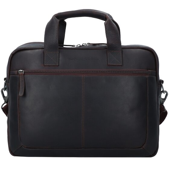 The Chesterfield Brand Wax Pull Up Briefcase Leather 40 cm Laptop compartment