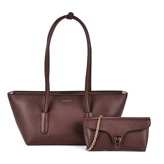 Coccinelle Beat Shoulder Bag Genuine Leather 27 cm