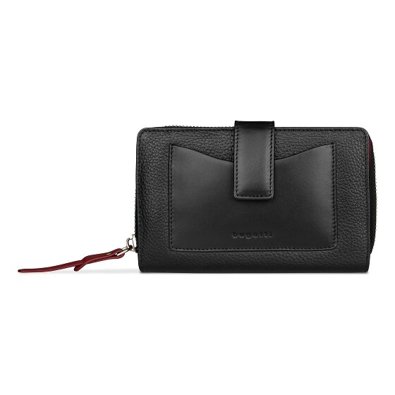 Bugatti Viola Wallet RFID protection Leather 16 cm