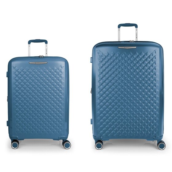 Gabol Queens 4 wheels Suitcase set 2-piece with expansion pleat