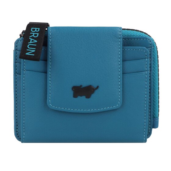 Braun Büffel Capri Credit card case RFID protection Leather 11 cm