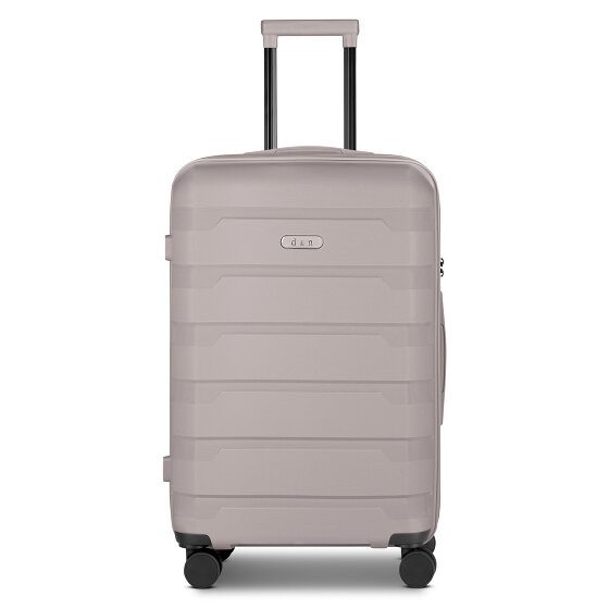 d&n South Dakota 4 wheels Trolley M 66 cm with expansion pleat