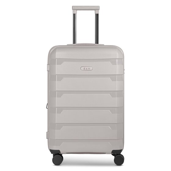 d&n South Dakota 4 wheels Trolley M 66 cm with expansion pleat