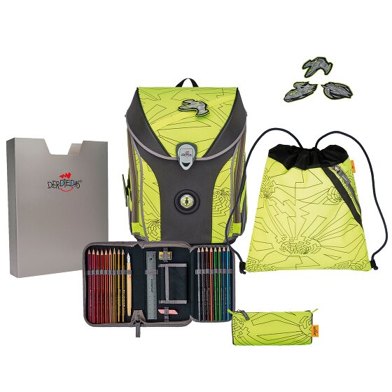 DerDieDas ErgoFlex Max Superflash School bag set 5-piece