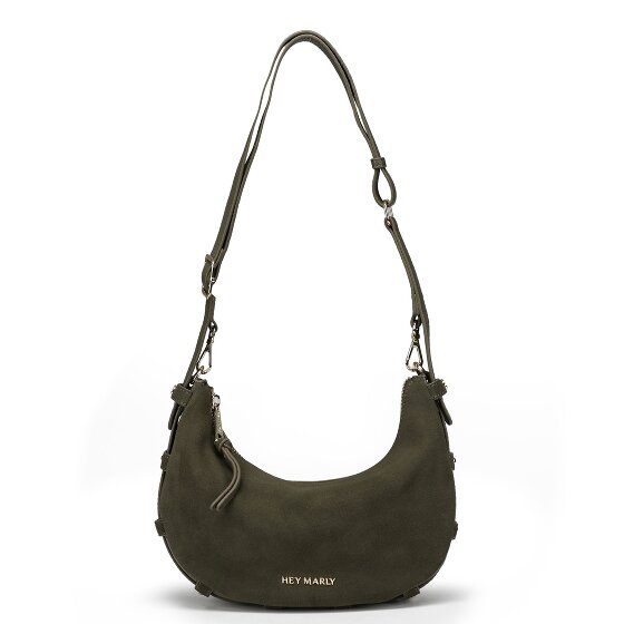 Hey Marly Lifetime Sister Suede Shoulder Bag Leather 25 cm