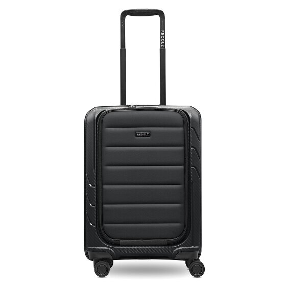 Redolz Essentials 17 4-wheel Cabin suitcase, 55 cm, with Soft-Pocket Laptop Compartment