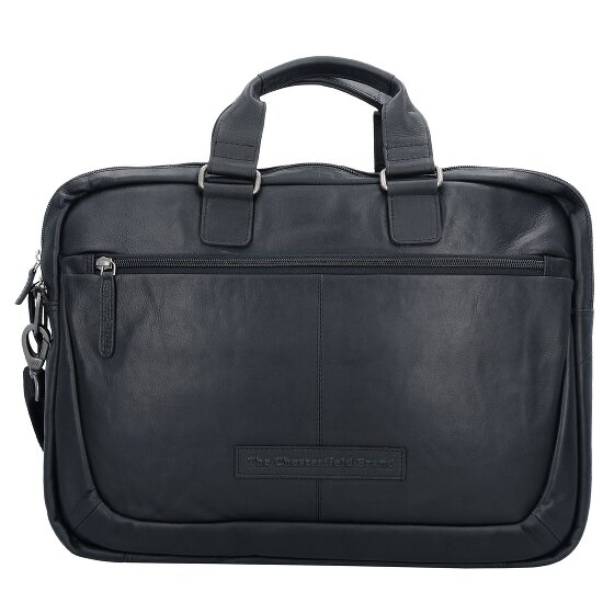 The Chesterfield Brand Wax Pull Up Briefcase Leather 40 cm Laptop compartment