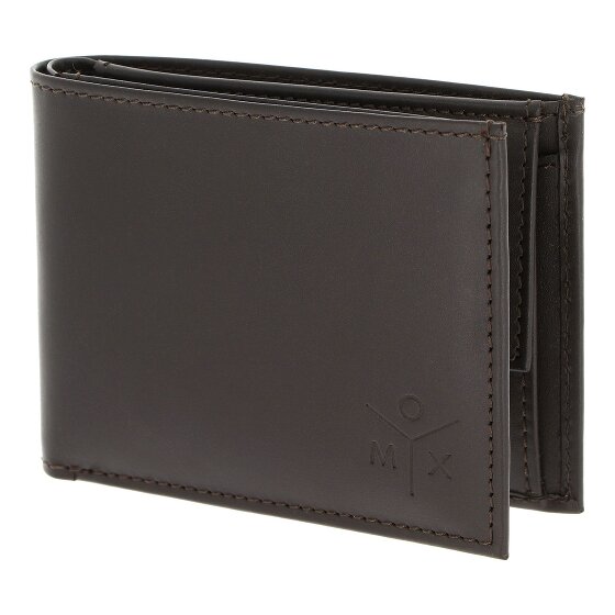 oxmox Leather Wallet RFID protection Genuine Leather 11 cm