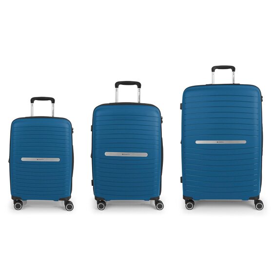 Gabol Shinyuu 4 wheels Suitcase set 3-piece with expansion pleat