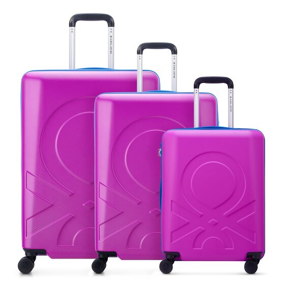 Delsey Paris x United Colors of Benetton Fabrica 4-wheel suitcase set 3 pcs.
